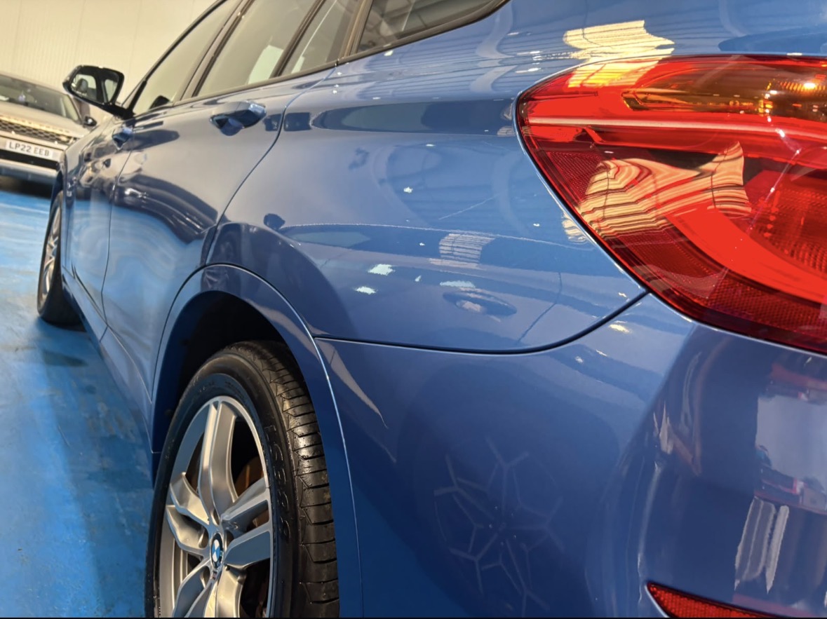 BMW polished paint