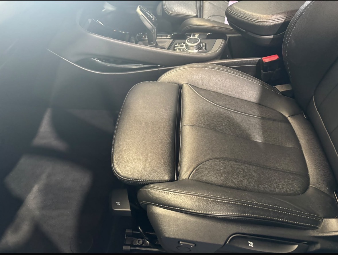 Leather seat clean